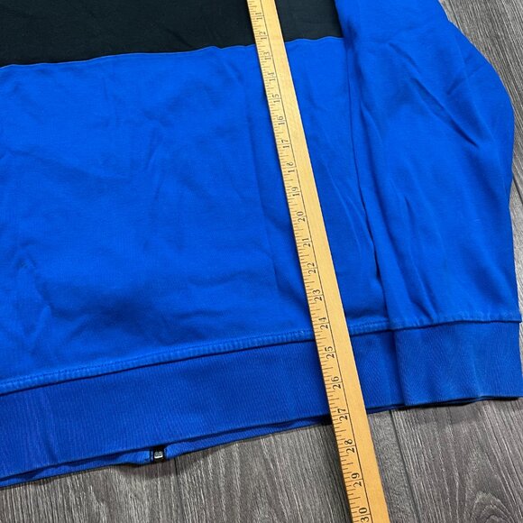 Polo Ralph Performance Zip Sweater Jacket Blue Black XL Extra large Preppy Golf - Picture 7 of 8